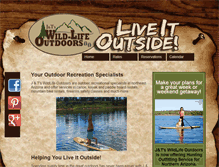 Tablet Screenshot of jtwildlifeoutdoors.com